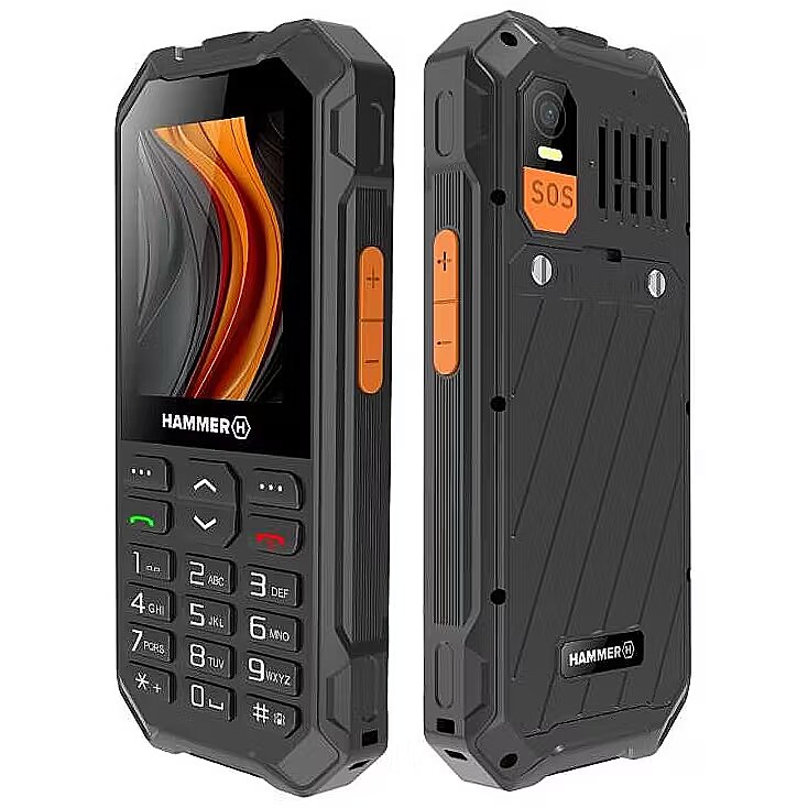 Teléfono Móvil Rugerizado Hammer 6 2.4 4G Negro · TEL000928 · vista 1