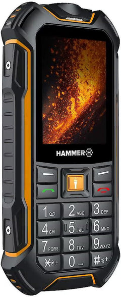 Teléfono Móvil Rugerizado Hammer Boost 2 Lte 2.4 2Mpx 4G Negro/Naranja · TEL001027 · vista 3