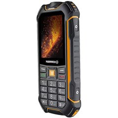 Teléfono Móvil Rugerizado Hammer Boost 2 Lte 2.4 2Mpx 4G Negro/Naranja · TEL001027 · vista 4