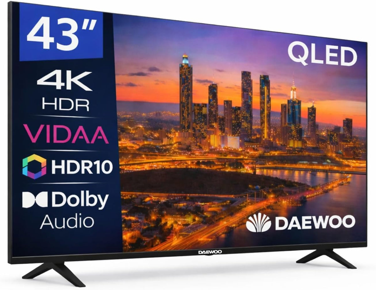 TV Daewoo 43 QLED 4K UHD 43Vb56Qv Smart TV · vista 1