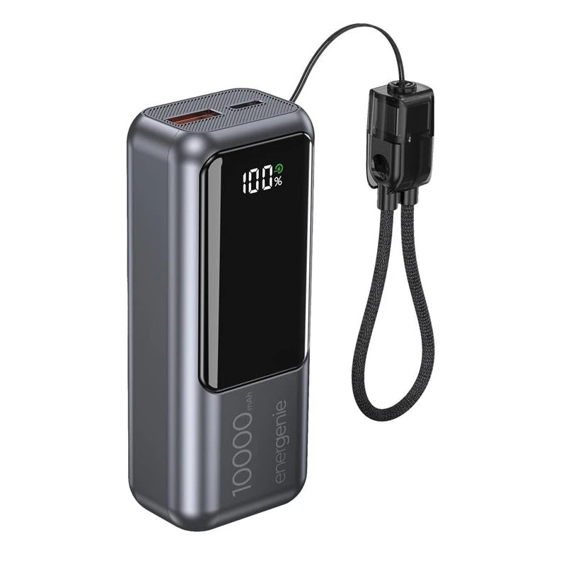 Gembird Powerbank con LCD 10000 mAh Gris · vista 1