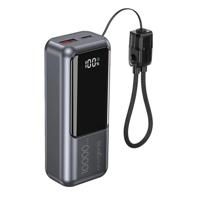 Gembird Powerbank con LCD 10000 mAh Gris · vista 1