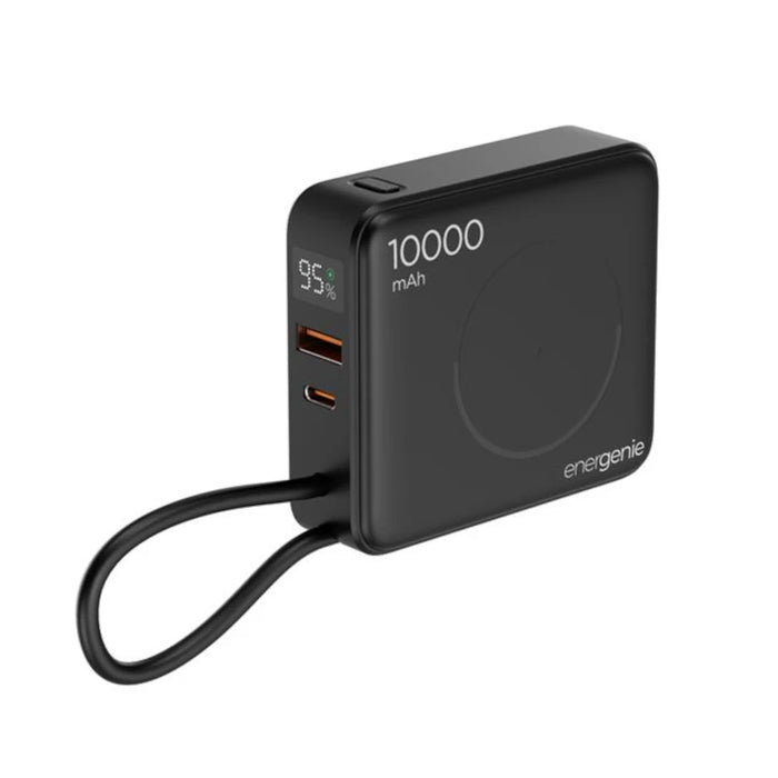 Gembird Powerbank inalámbrico 10000 mAh Negro · vista 1