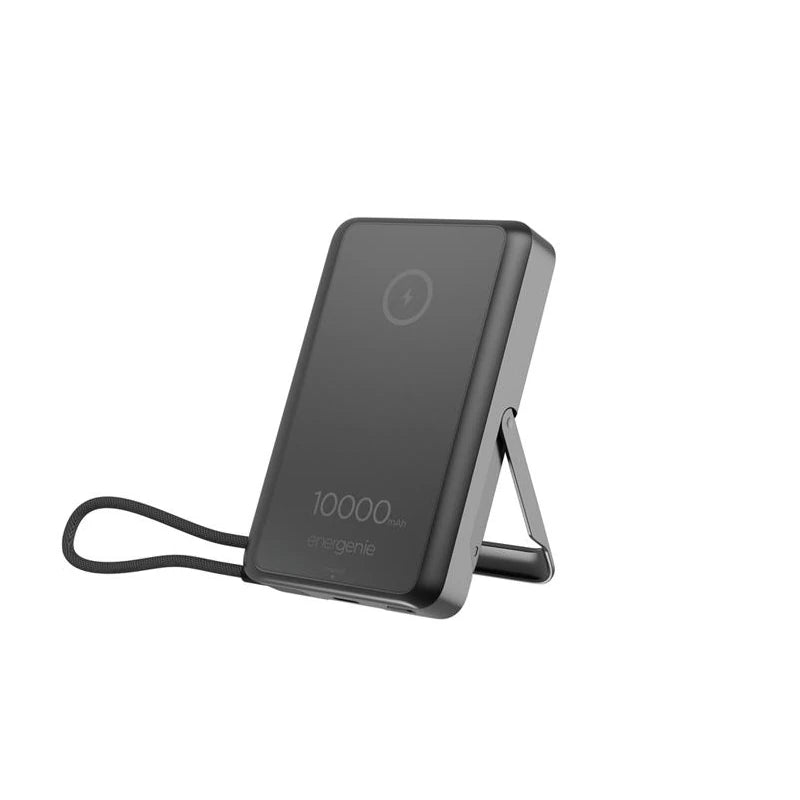 Gembird Powerbank wireless15 W c-soporte 10000mAh · vista 1