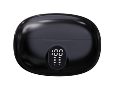 Auriculares Bluetooth Denver inalámbricos con efecto de luz negro · TWE-57B · vista 2