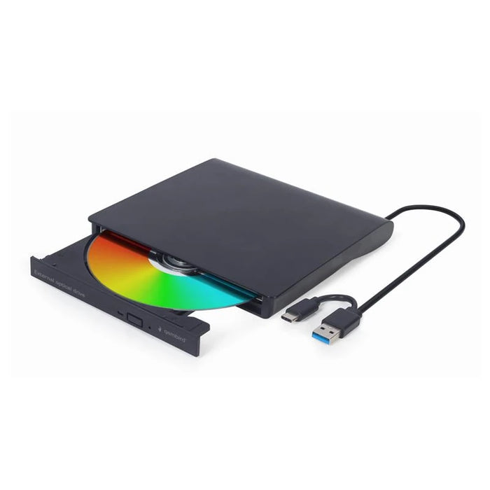 Gembird Unidad de DVD USB externa Negro · vista 1