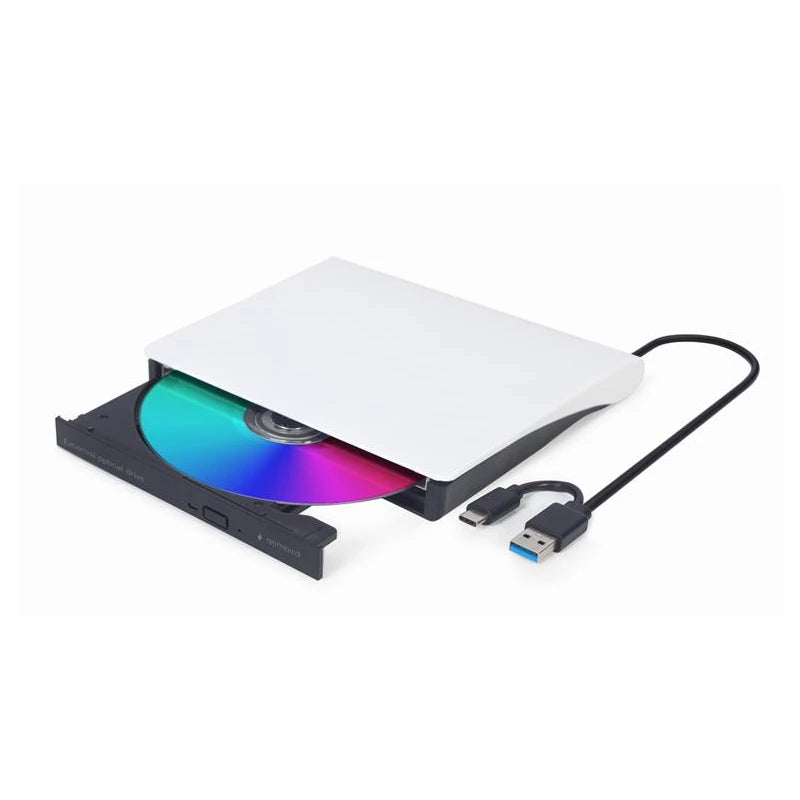 Gembird Unidad de DVD USB externa Blanco · vista 1