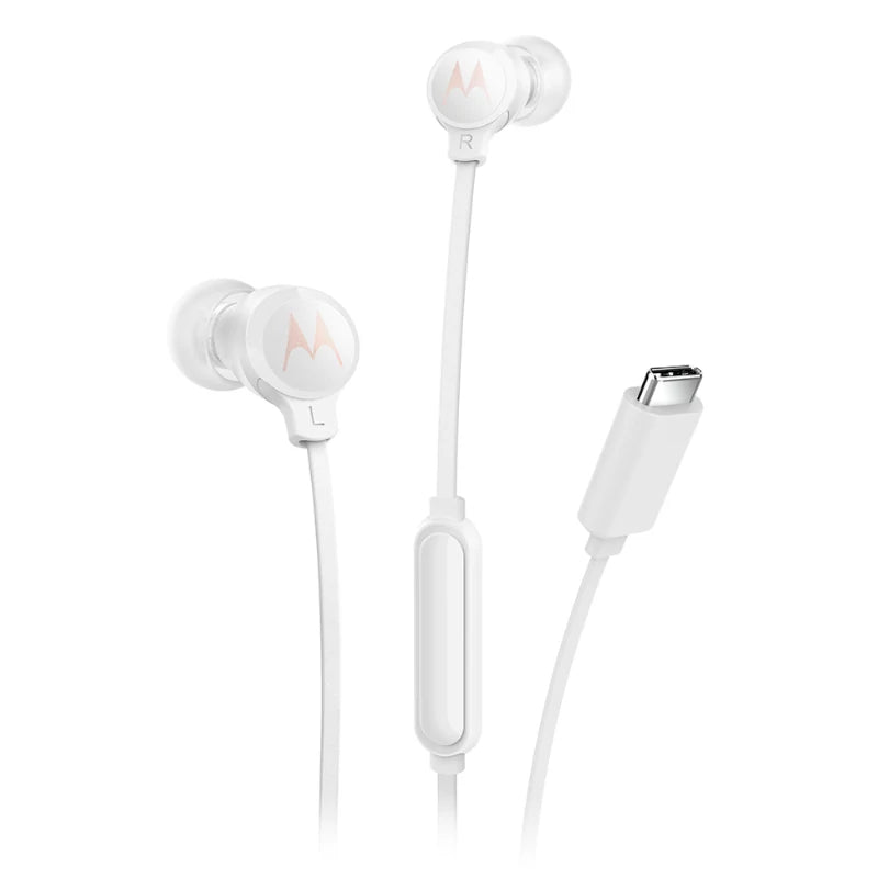 Motorola Earbuds 3C-S White In-ear Wired · 253EARBUDS3CSWHITE · vista 1
