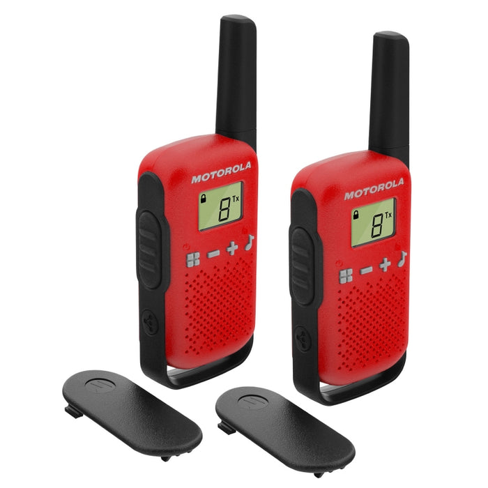 Motorola T42 Walkie Talkie 4Km 16CH Rojo Duo · B4P00811RDKMAW · vista 1