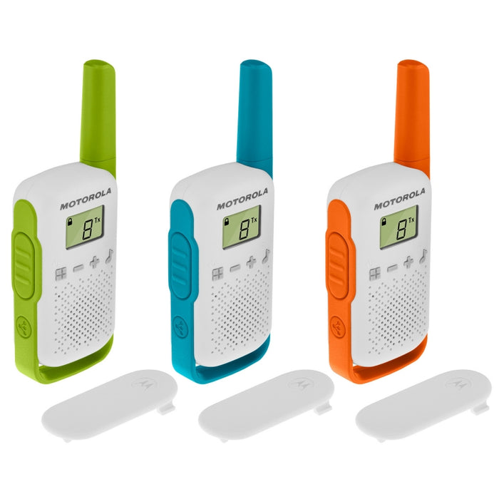 Motorola T42 Walkie Talkie 4Km 16CH Triple · B4P00811MDKMAW · vista 1