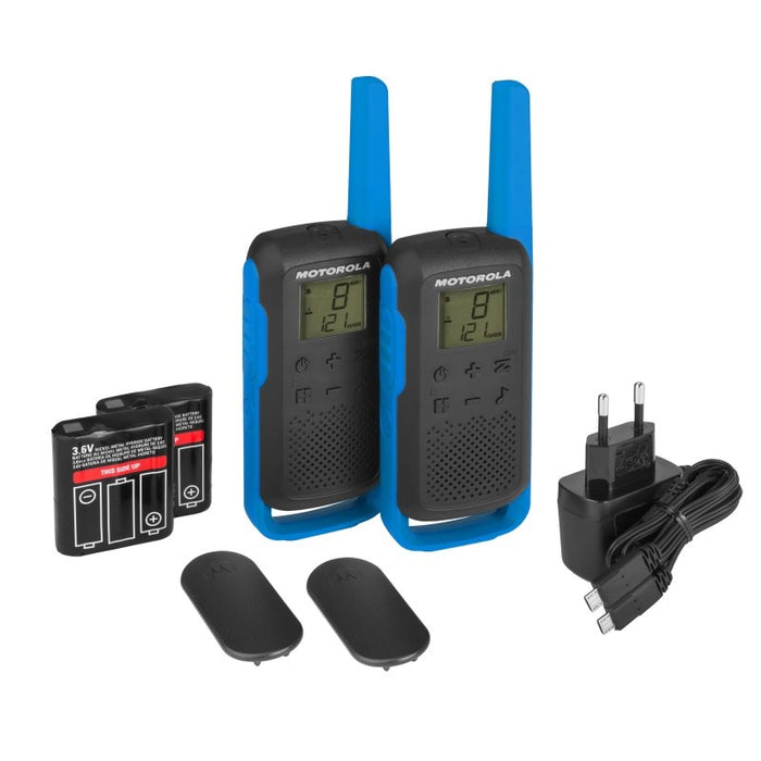 Motorola T62 Walkie Talkie 8Km 16CH Azul Duo · B6P00811LDRMAW · vista 1