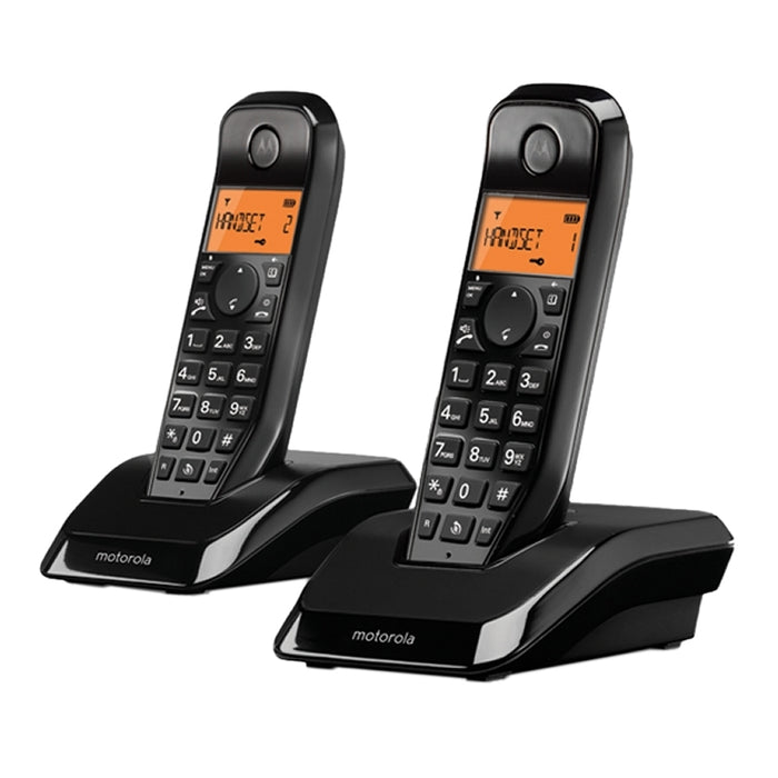 Motorola S1202 teléfono DECT DUO Negro · 107S1202BLACK · vista 1