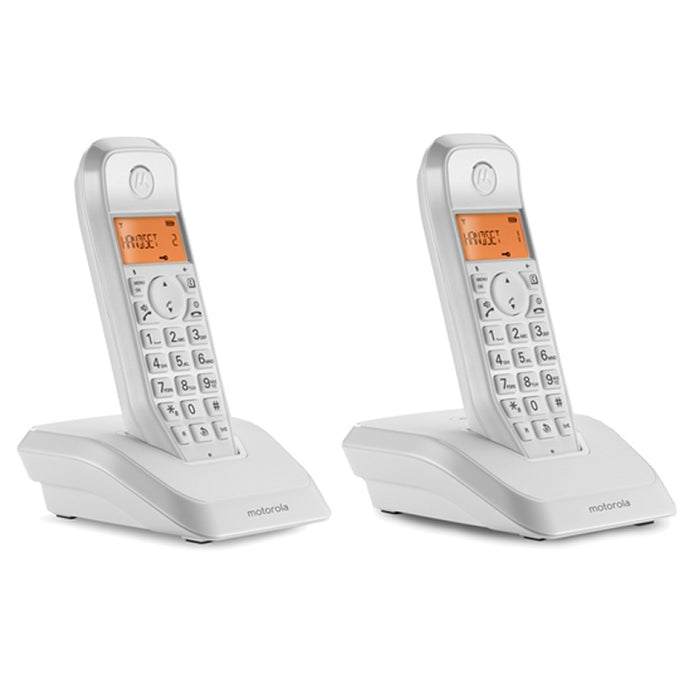 Motorola S1202 teléfono DECT DUO Blanco · C69000D48O2AES38 · vista 1