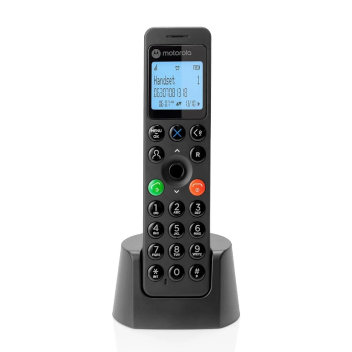 Motorola DOT201 teléfono DECT Negro · vista 1