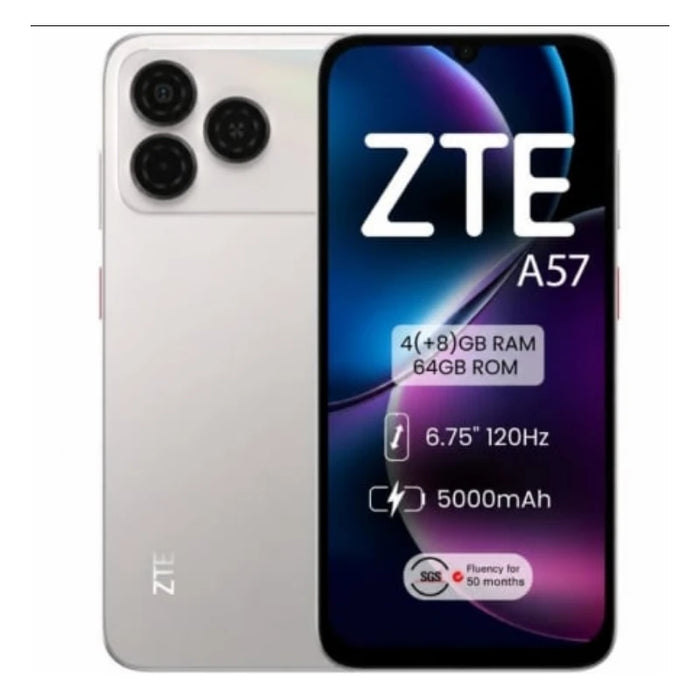 Smartphone ZTE blade a57 4+8gb 64gb cyber silver · P615F03-64-SILVER · vista 1