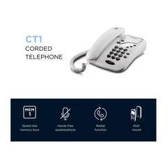Teléfono Motorola Ct1 Blanco Sin Display · 107CT1WHITE · vista 4