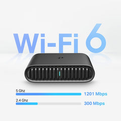TP-Link TL-WR1502X router inalámbrico Gigabit Ethernet Doble banda (2,4 GHz / 5 GHz) Negro — imagen 4
