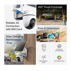 TP-Link Tapo C615G KIT Almohadilla Cámara de seguridad IP Exterior 2304 x 1296 Pixeles Techo/Pared/Poste — imagen 3