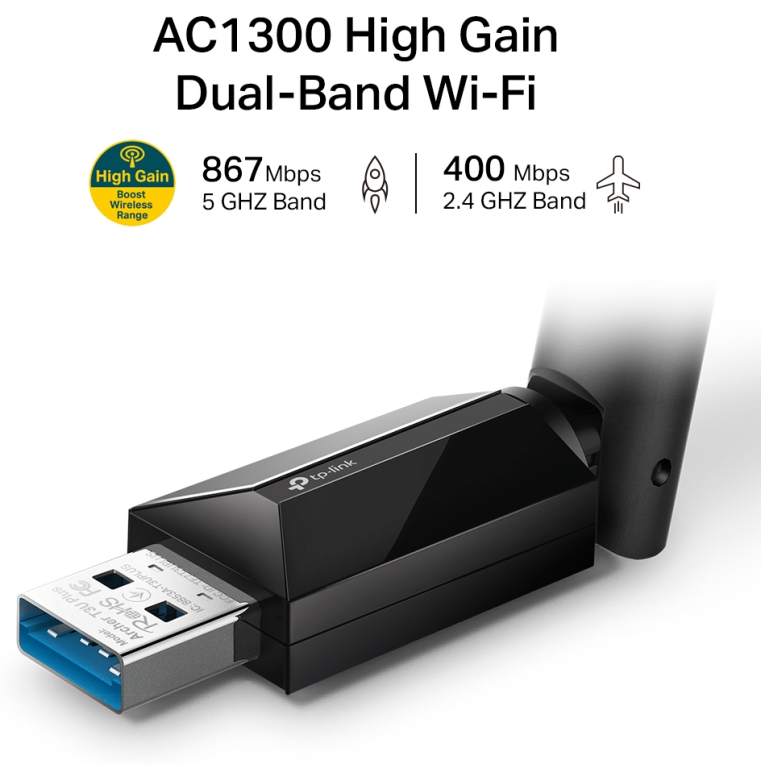 TP-Link Archer T3U Plus WLAN 867 Mbit/s — imagen 2