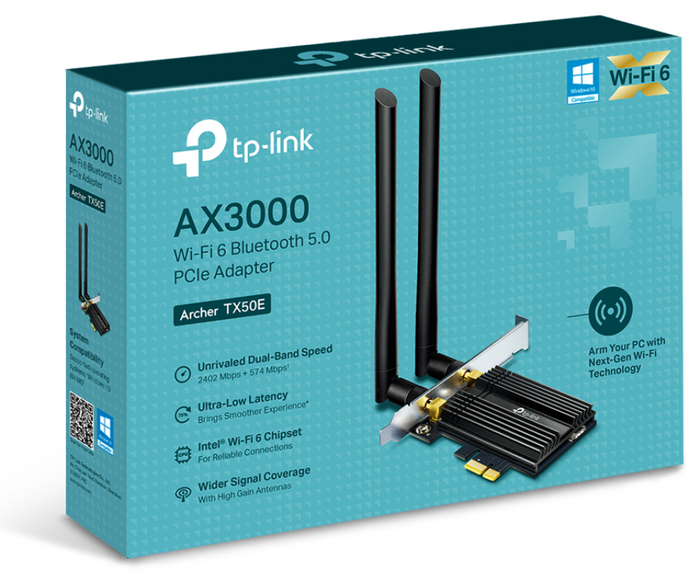 TP-Link Archer TX50E WLAN / Bluetooth 2402 Mbit/s — imagen 2