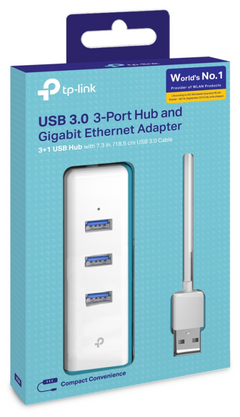 TP-Link UE330 USB 3.2 Gen 1 (3.1 Gen 1) Type-A 1000 Mbit/s Blanco — imagen 4