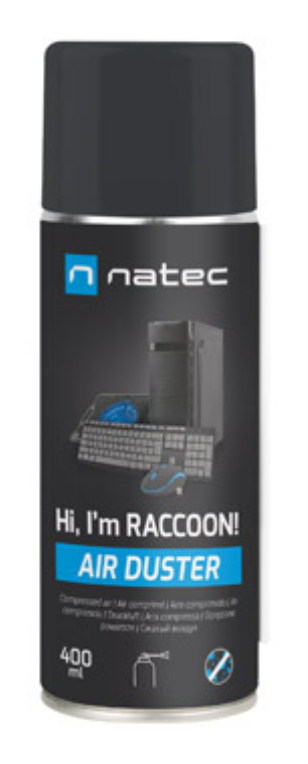 Aire comprimido Natec raccoon 400 ml · NSC-2119 · vista 1