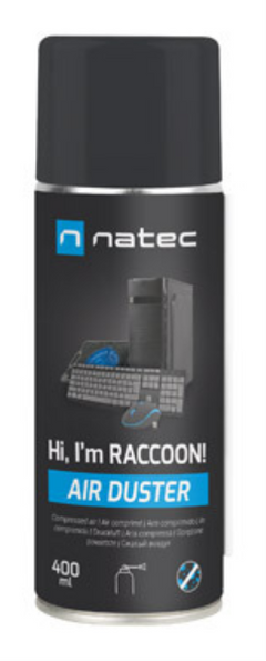 Aire comprimido Natec raccoon 400 ml · NSC-2119 · vista 1