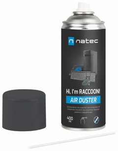Aire comprimido Natec raccoon 400 ml · NSC-2119 · vista 2