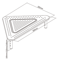 Ajustable monitor stand triangulo Gembird · vista 4