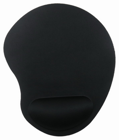 Alfombrilla Gembird raton reposamuñecas negro 260x220x4 · vista 1