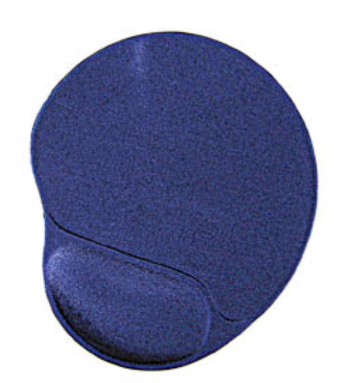 Alfombrilla Gembird soporte gel azul 260x220x4 · vista 1
