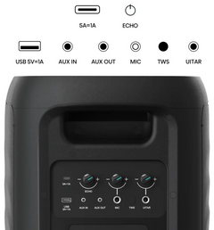 Altavoces Hisense party thunder inalambricos 620w bluethoot 5.4 led · vista 10