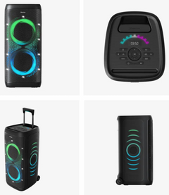 Altavoces Hisense party thunder inalambricos 620w bluethoot 5.4 led · vista 11