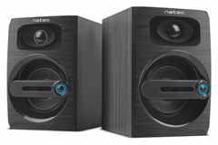 Altavoces Natec cougar 6w RMS 2.0 negro · NGL-1641 · vista 1