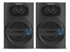 Altavoces Natec cougar 6w RMS 2.0 negro · NGL-1641 · vista 2