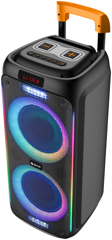Altavoz Bluetooth Denver dual 8" con 60w de potencia · vista 1