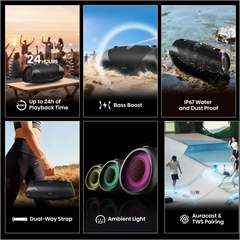 Altavoz Hisense portatil we boom 140w 24h · vista 3