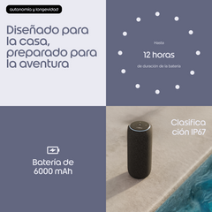 Altavoz Motorola moto sound flow Bluetooth carbon · PG38C07843 · vista 9