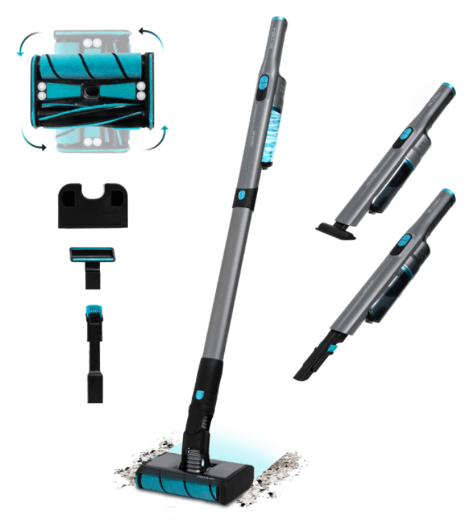 Cecotec Scoba 2100 Twice Negro, Azul