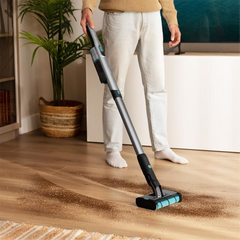 Cecotec Scoba 2100 Twice Aspiradora vertical Batería Secar Ciclónico Sin bolsa 210 W Negro, Azul 2,5 Ah — imagen 4