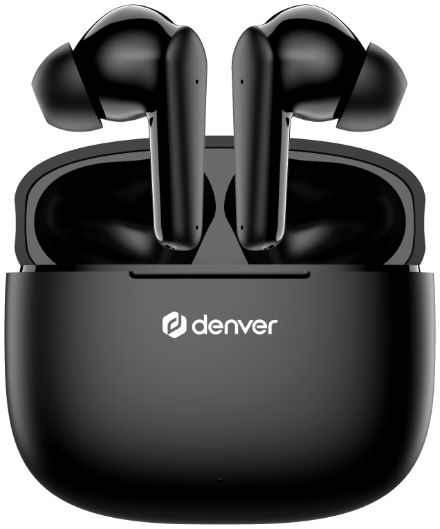 Auriculares Bluetooth Denver twe-48b inalambricos negros · vista 1