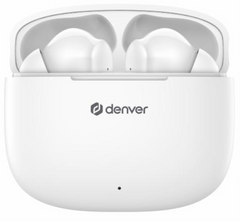 Auriculares Bluetooth Denver twe-48w inalambricos blancos · vista 2