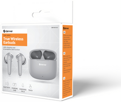 Auriculares Bluetooth Denver twe48gr inalambricos gris · vista 7