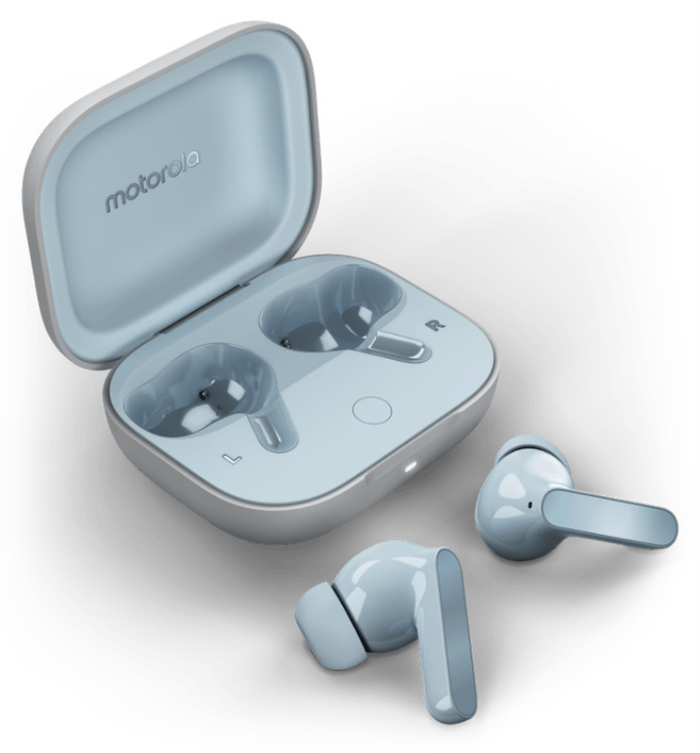 Auriculares Motorola moto buds blue microfono bt · PG38C05749 · vista 1