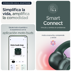 Auriculares Motorola moto buds loop verde · PG38C07165 · vista 13