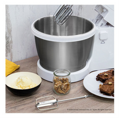 Cecotec PowerTwist 500 Steel Batidora de varillas 500 W Plata, Blanco — imagen 4