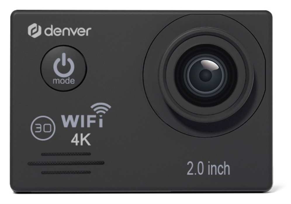Camara de accion Denver 4k con funcion wi-fi · vista 1