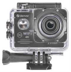 Camara de accion Denver 4k con funcion wi-fi · vista 3