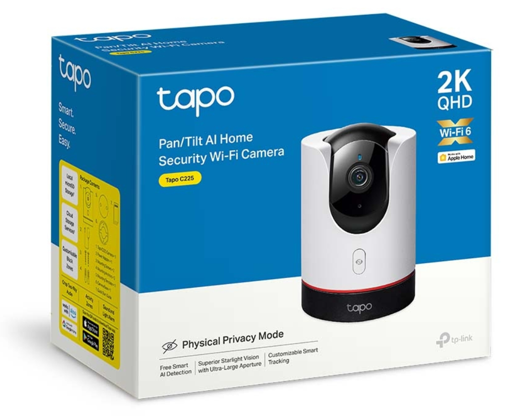 TP-Link Tapo C225 Torre Cámara de seguridad IP Interior 2560 x 1440 Pixeles Escritorio — imagen 2