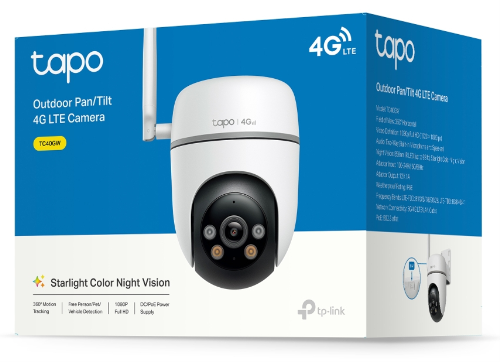 TP-Link TC40GW cámara de vigilancia Torreta Cámara de seguridad IP Exterior 1920 x 1080 Pixeles Techo/Pared/Poste — imagen 4